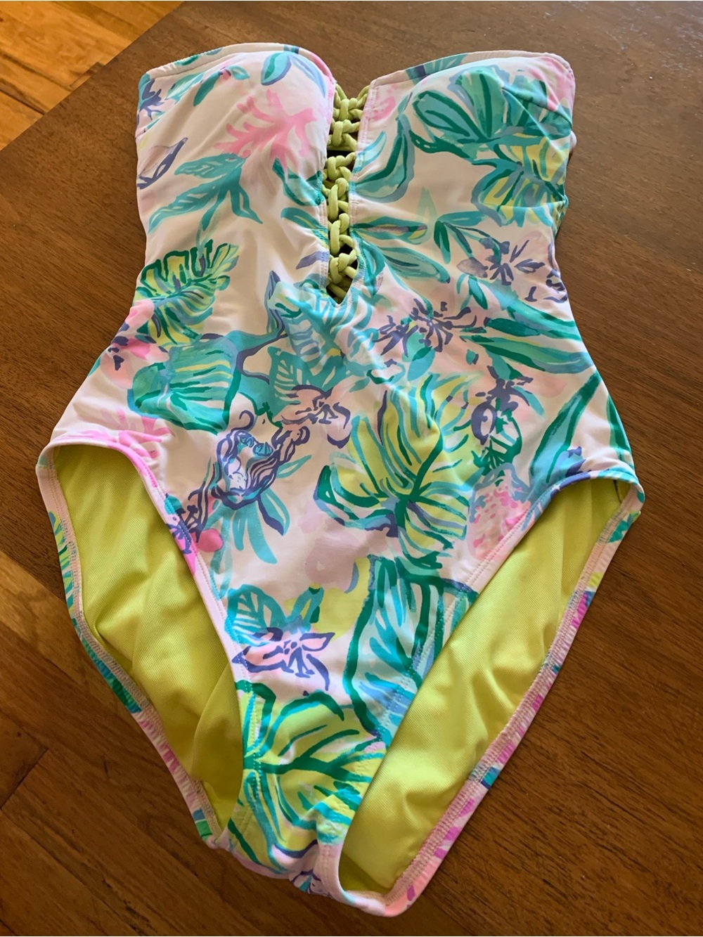 Lilly Pulitzer Mermaid in the shade one piece swimsuit , size 2